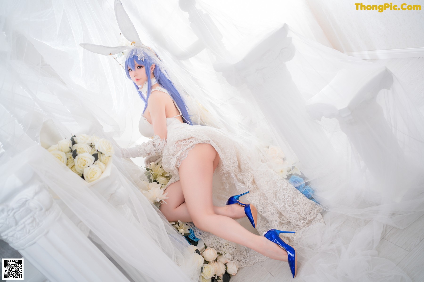 View - Cosplay 星之迟迟 - Chiness Model  花园 - 