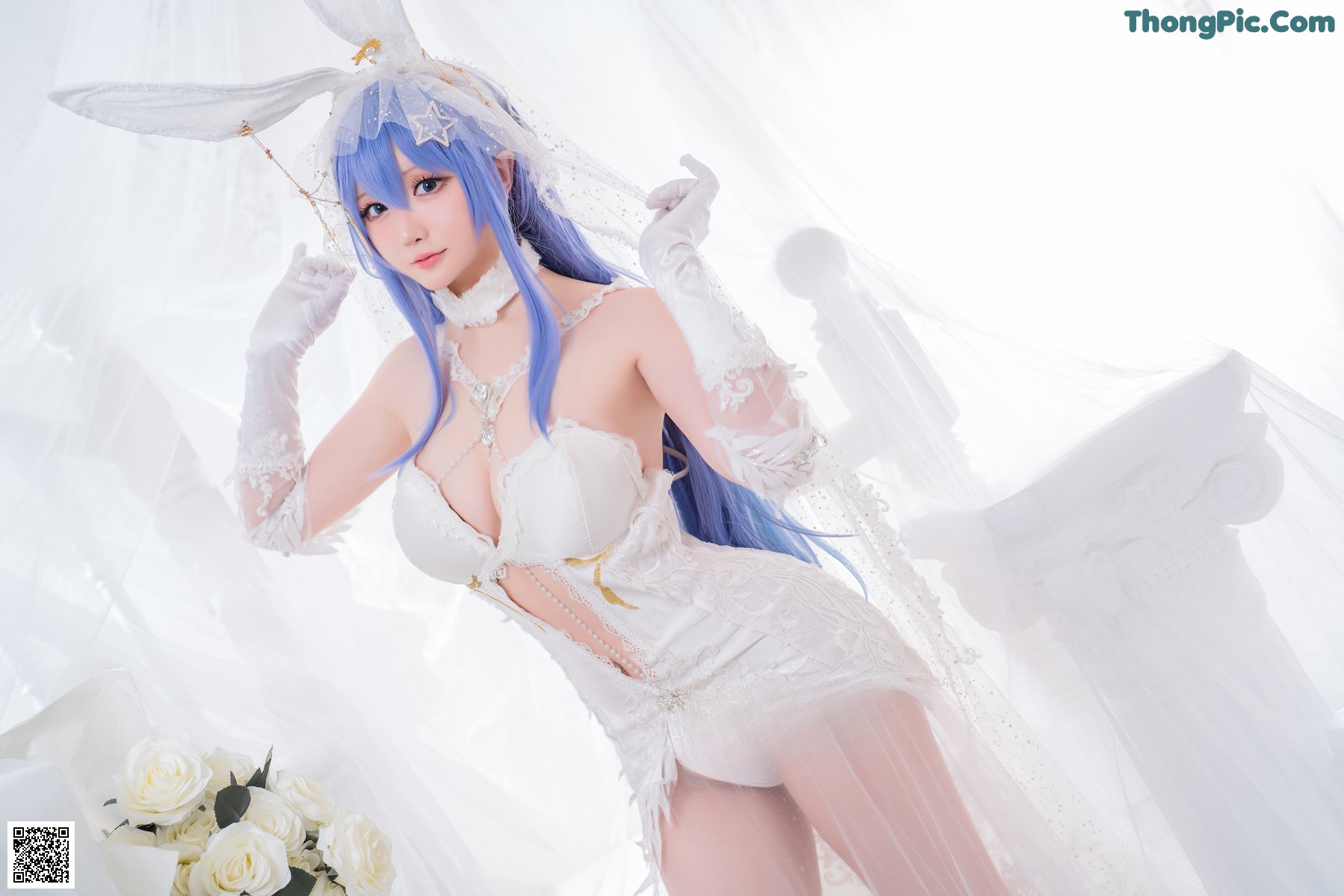 View - Cosplay 星之迟迟 - Chiness Model  花园 - 