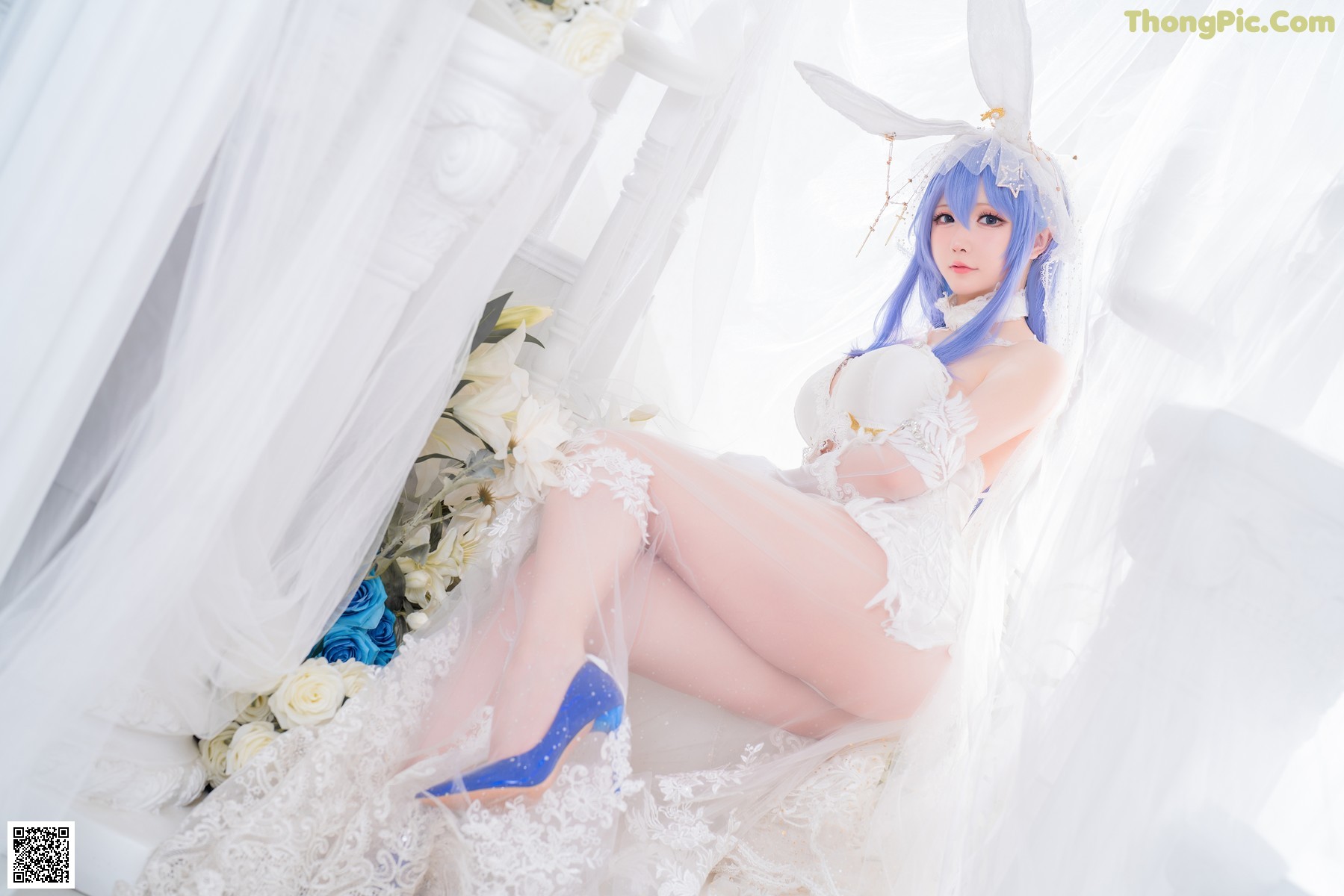 View - Cosplay 星之迟迟 - Chiness Model  花园 - 