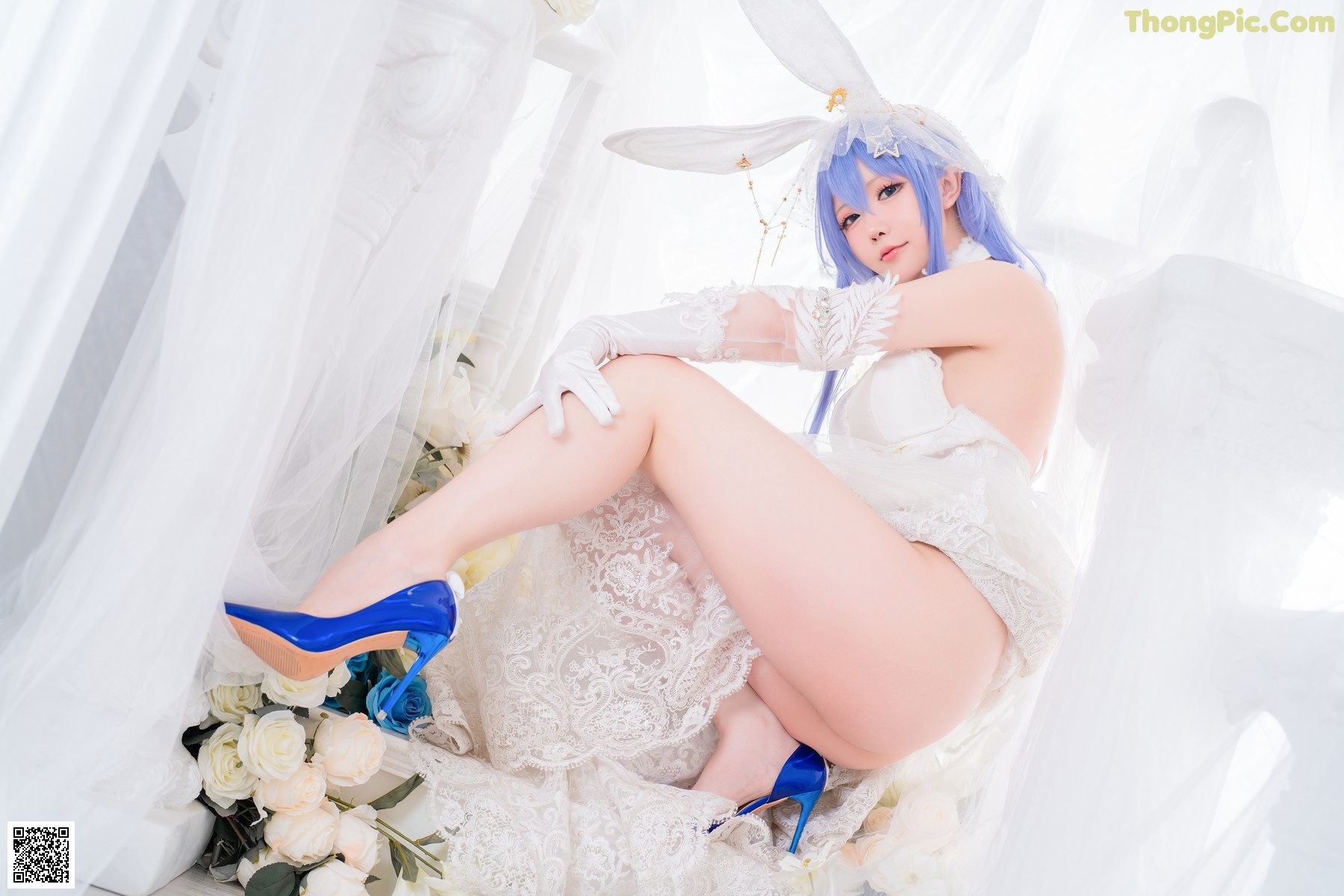 View - Cosplay 星之迟迟 - Chiness Model  花园 - 