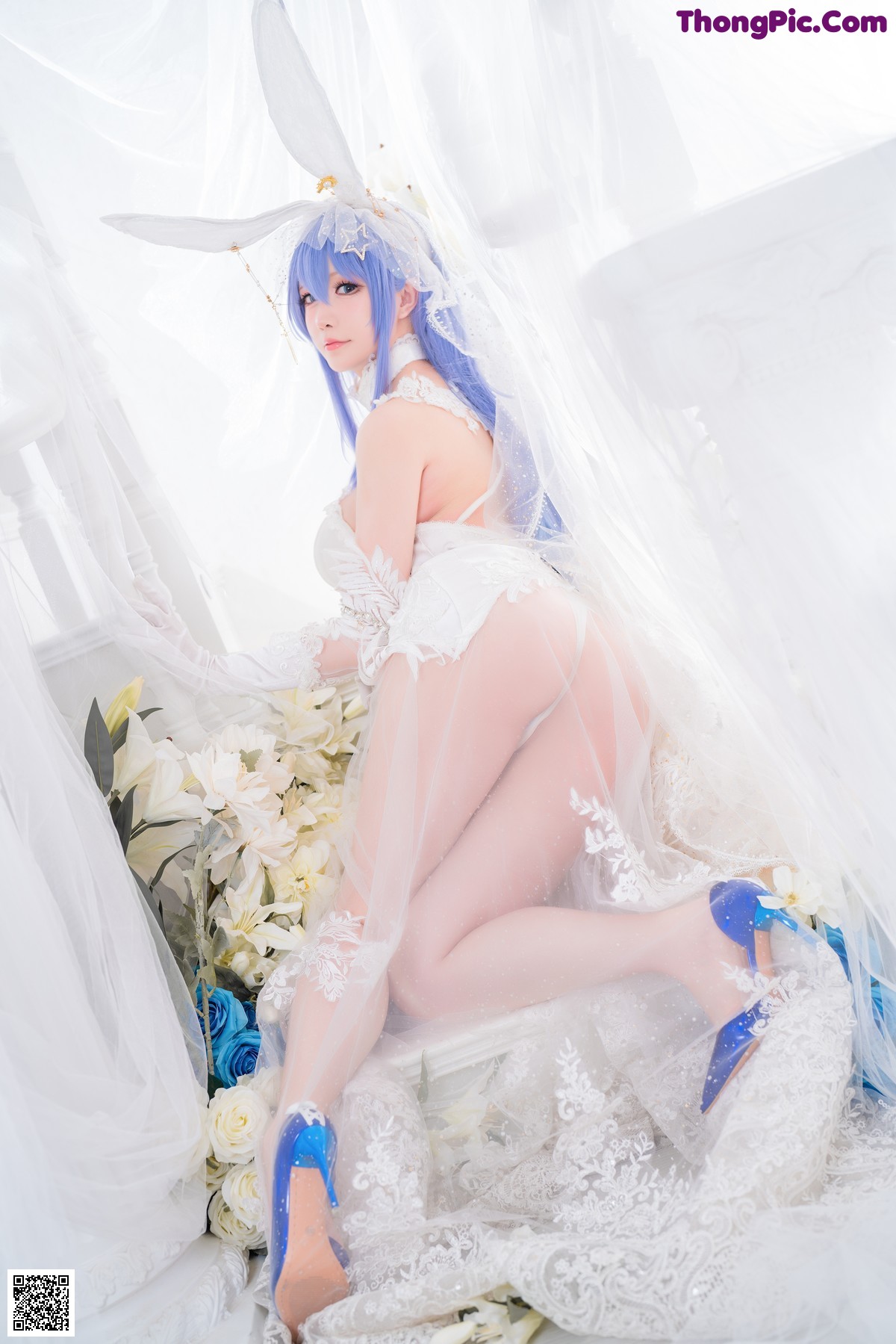 View - Cosplay 星之迟迟 - Chiness Model  花园 - 